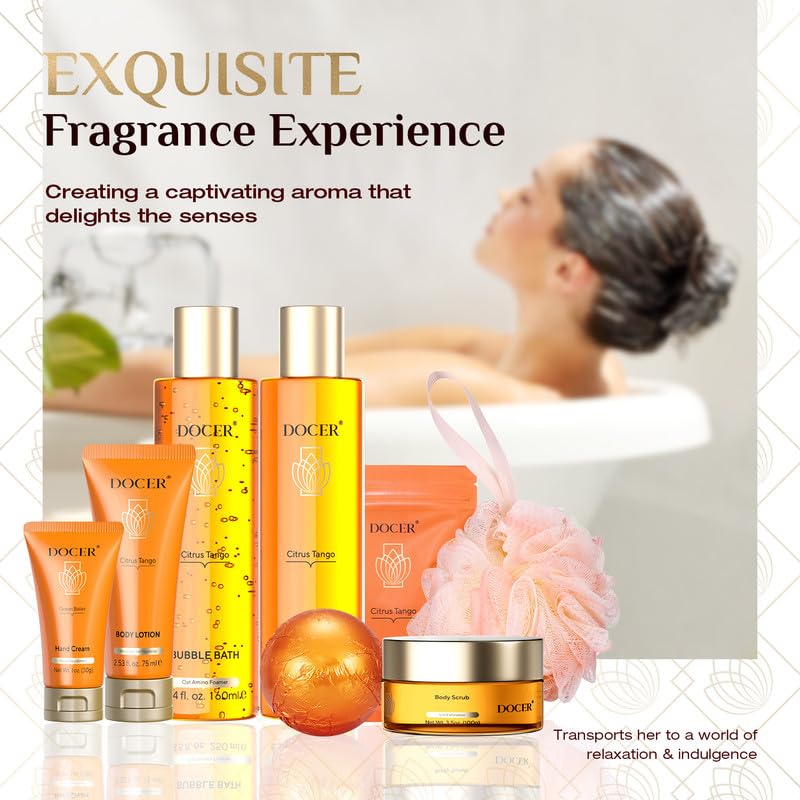 Miniatura 4 de Regalo de spa para mujeres, regalos de agradecimiento para profesores, DOCER de lujo, 8 piezas, aroma de spa, pasión, tango, 2024, cestas de regalo