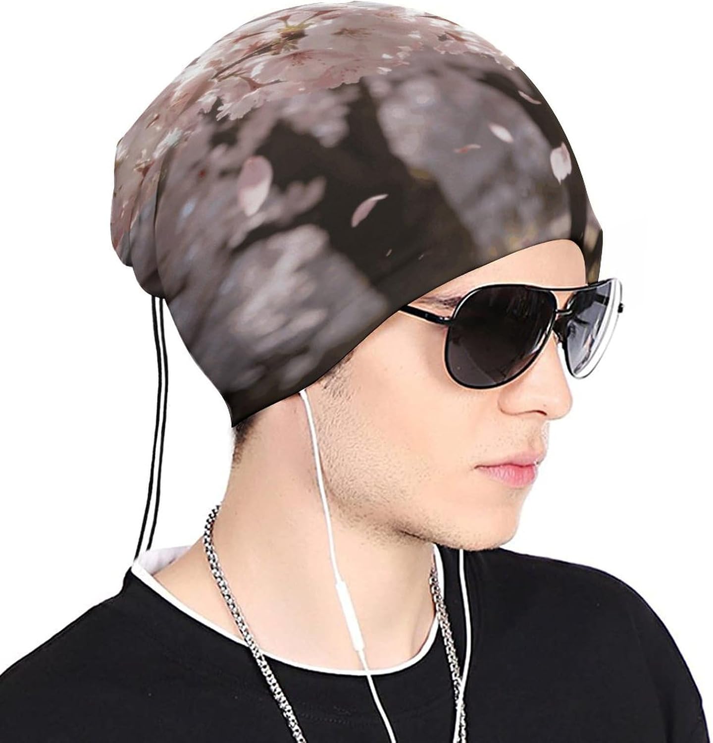 Japanese Cherry Blossom Neck Gaiter Face Mask for Men And Women Breathable Dustproof Face Cover Scarf for Outdoor Sports Sun Protection Bandana for Fishing Hiking