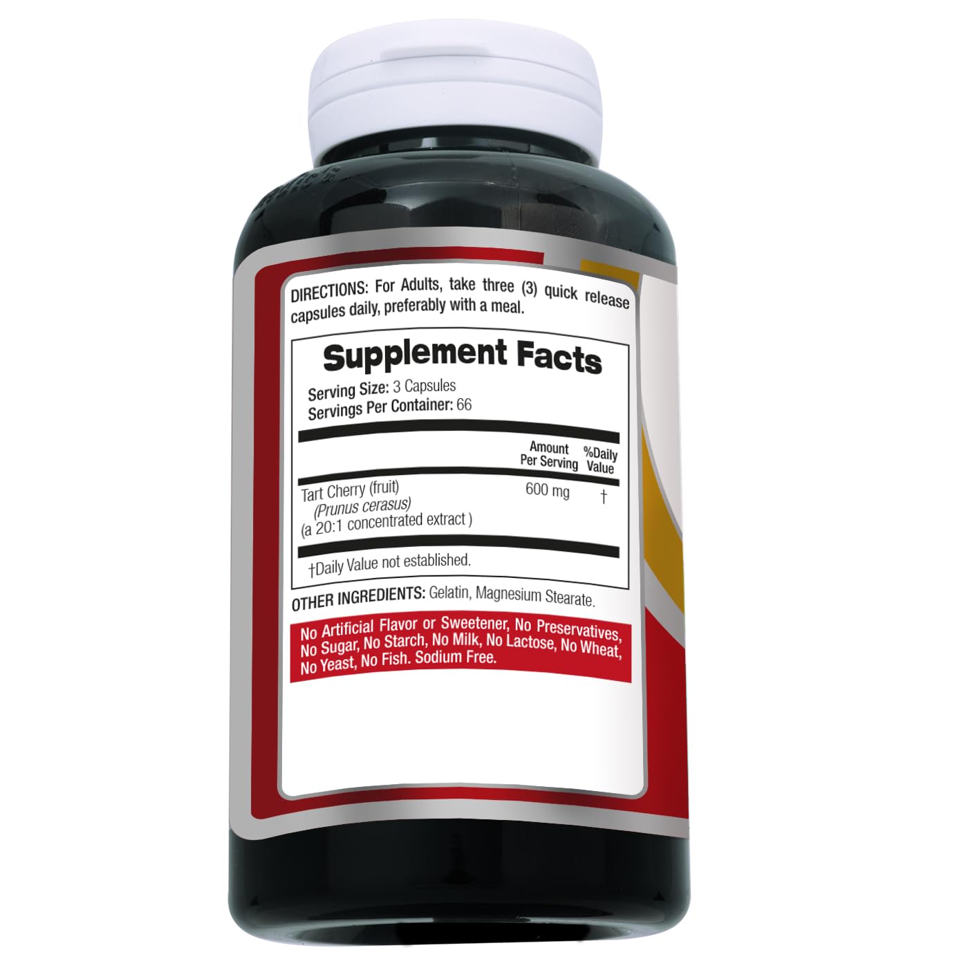 Lab | tart cherry capsules | tart cherry extract | 200 Capsules — Amazon image 10