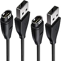 Vista 1 de Garmin Fenix 6 6S 6X Pro Sapphire Charger 2Pack, Ankey cable cargador para Garmin Fenix 5 5S 5X Plus, Forerunner 935 945 45 45S 245, Approach S10