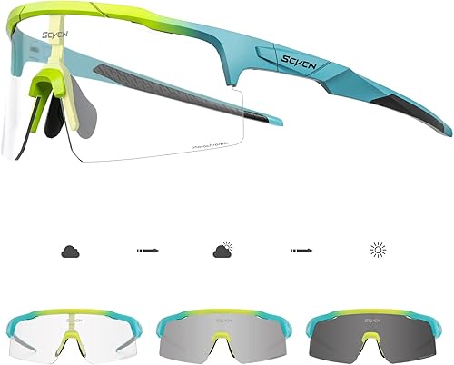 SCVCN Gafas de sol fotocromáticas para ciclismo de montaña para hombres y mujeres gafas de montar MTB gafas de motocicleta para ciclismo BMX