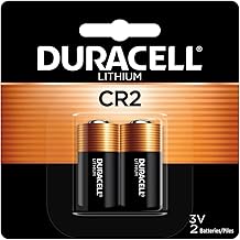 Duracell CR2 3V Lithium Battery, 2 Count (Pack of 1), CR 3 Volt Batteries High Power, Long-Lasting for Video and Photo Cameras, Lighting Equipment, and More
