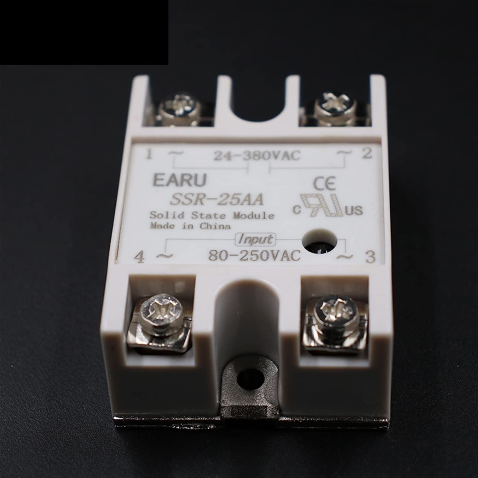 Modulo relè a Stato Solido SSR-25AA SSR-25 SSR 25A Ingresso 80-250 V CA a Uscita 24-380 V CA Controllo Industriale