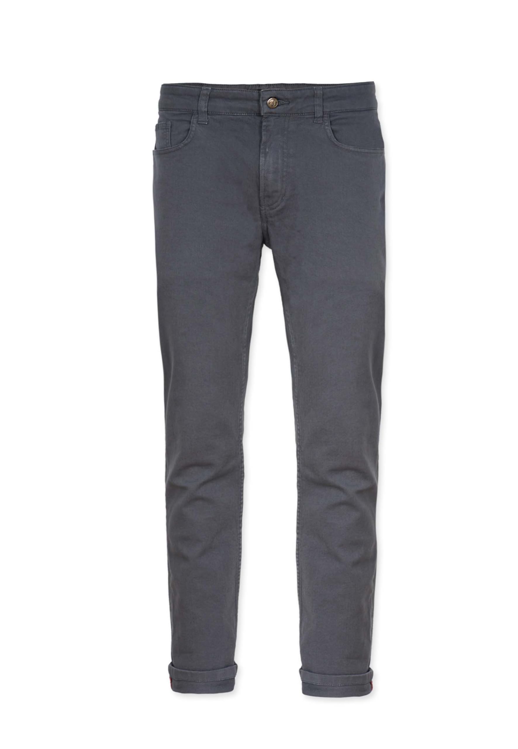 Honesty Rules spodnie męskie basic jeans, szary, 32W / 30L