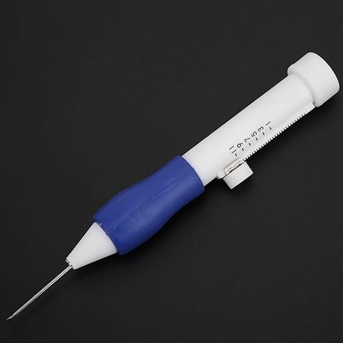 Miniatura 3 de Un caso de juego de bolígrafo de bordado mágico, juego de punzones de costura para roscas y herramientas de bricolaje con estuche (kit de