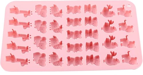 Miniatura 7 de Molde de goma animal de silicona para dulces, pollo, tigre, koala, panda, vaca, elefante, jirafa, gomosa
