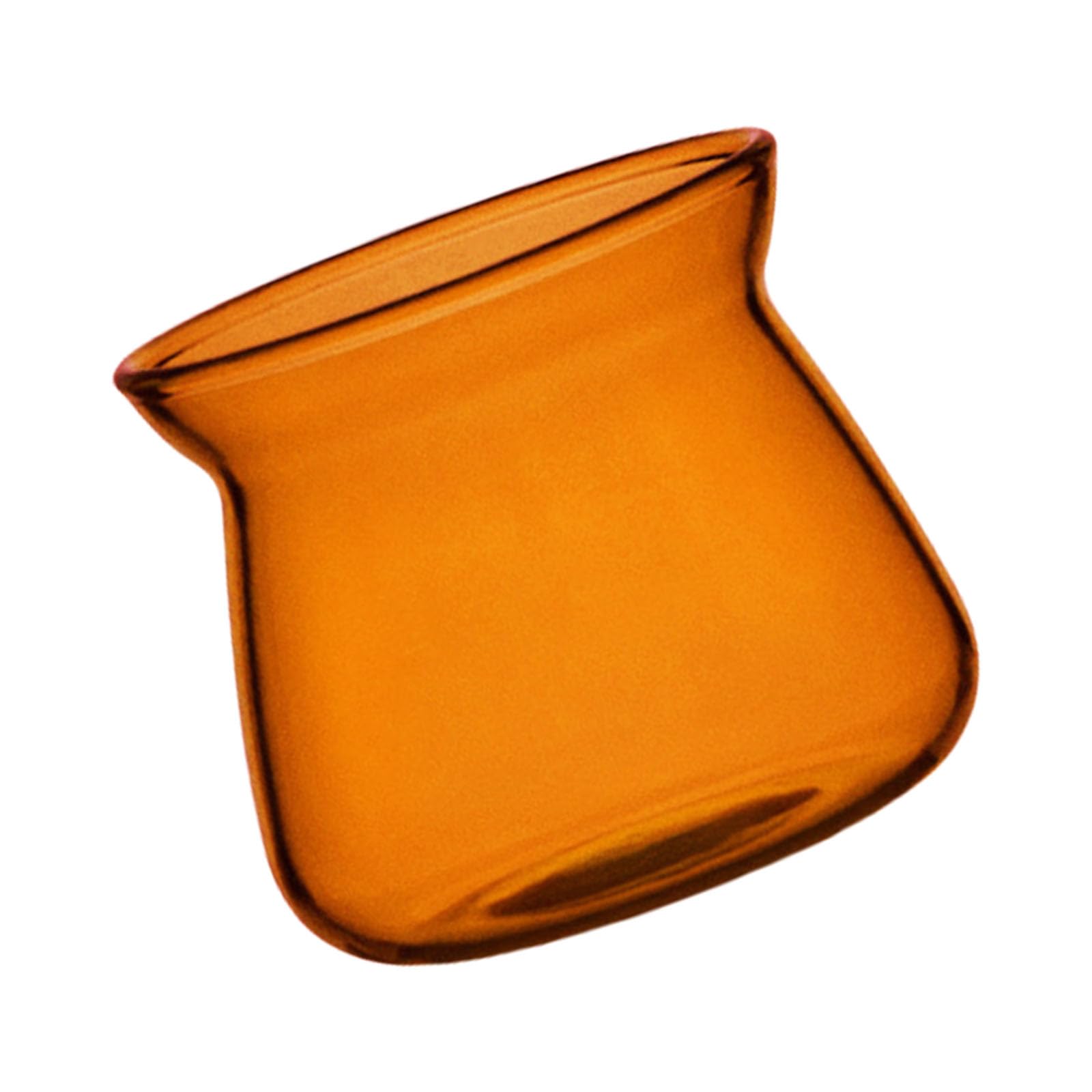 HGENAHGTF Temperatures Resistant Sensory Glass Cup for Coffee Tasting Pouring Over and Sharing Borosilicate Materials Simple Hand Pouring Coffee Cup