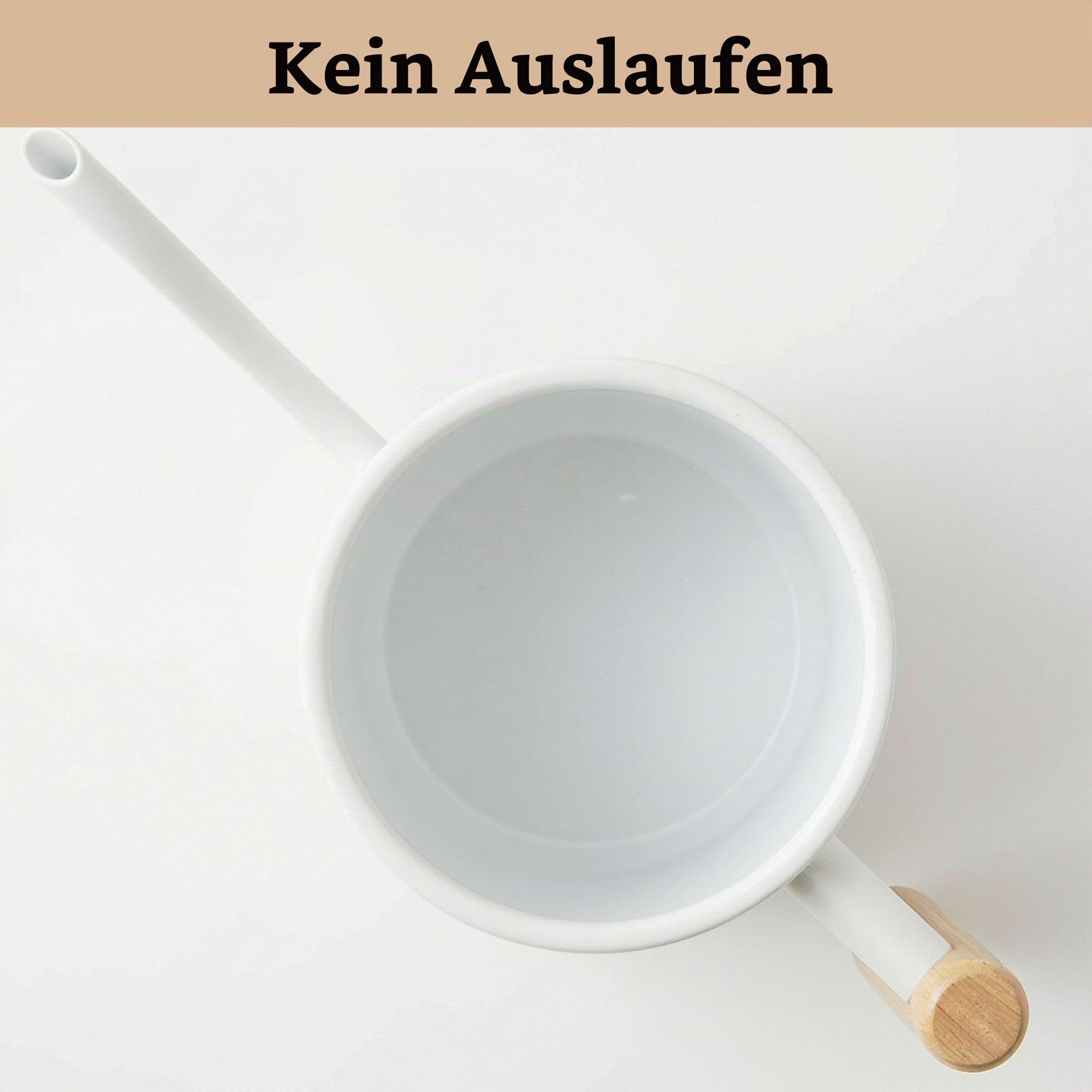 Gießkanne für den Innenbereich mit langem Ausgießer – 100 ml weiße Zimmerpflanzen niedliche kleine Zimmerpflanzen-Gießkanne