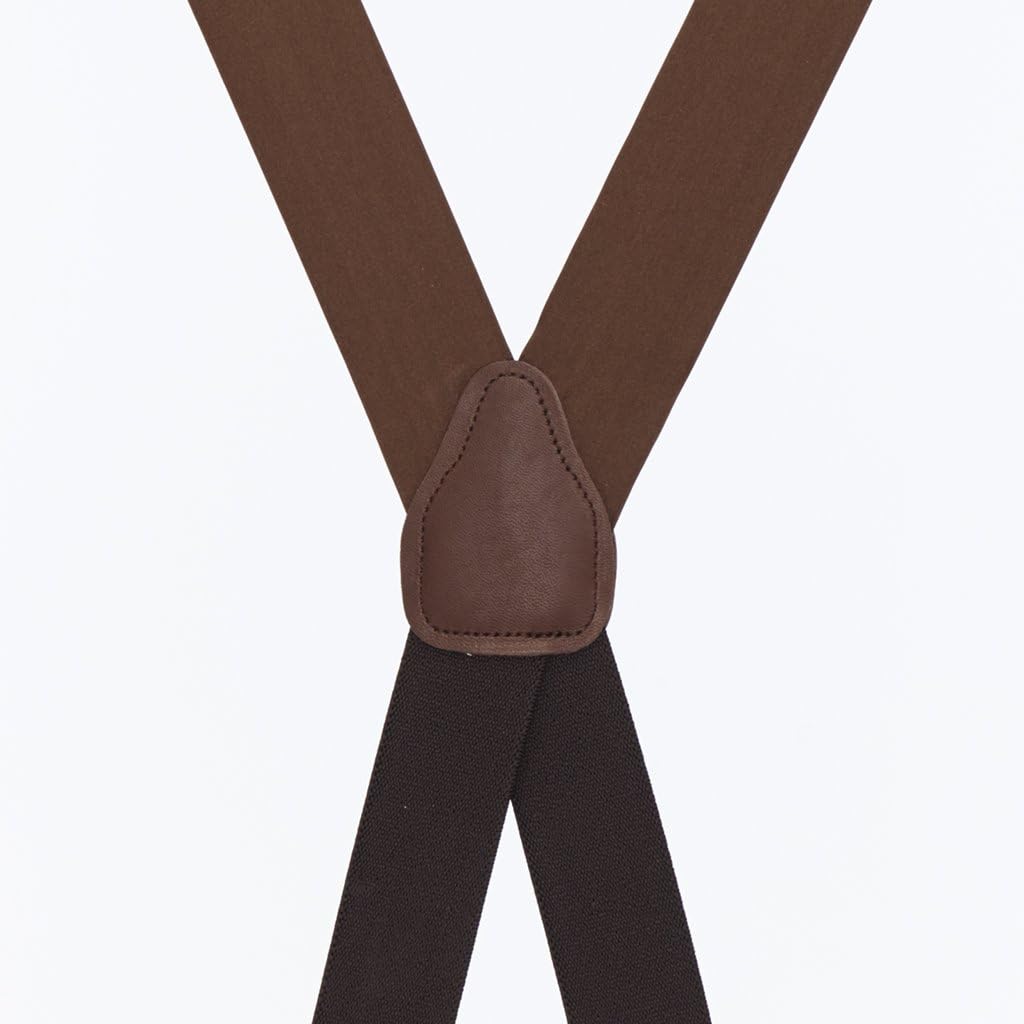 Suspender Store Elegant Silk Suspenders - 1.38-Inch Wide - X-Back - Dressy Clip - 14 Gorgeous Colors & 2 Sizes
