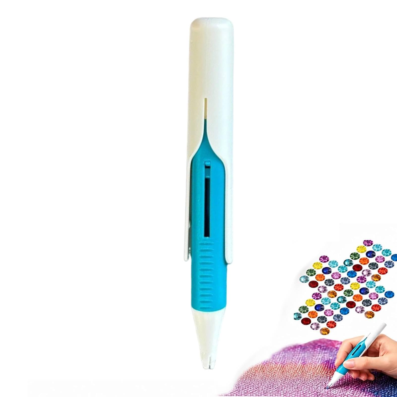 Automatic Diamond Painting Bead Dispenser, Diamond Art Accessories (Blue)