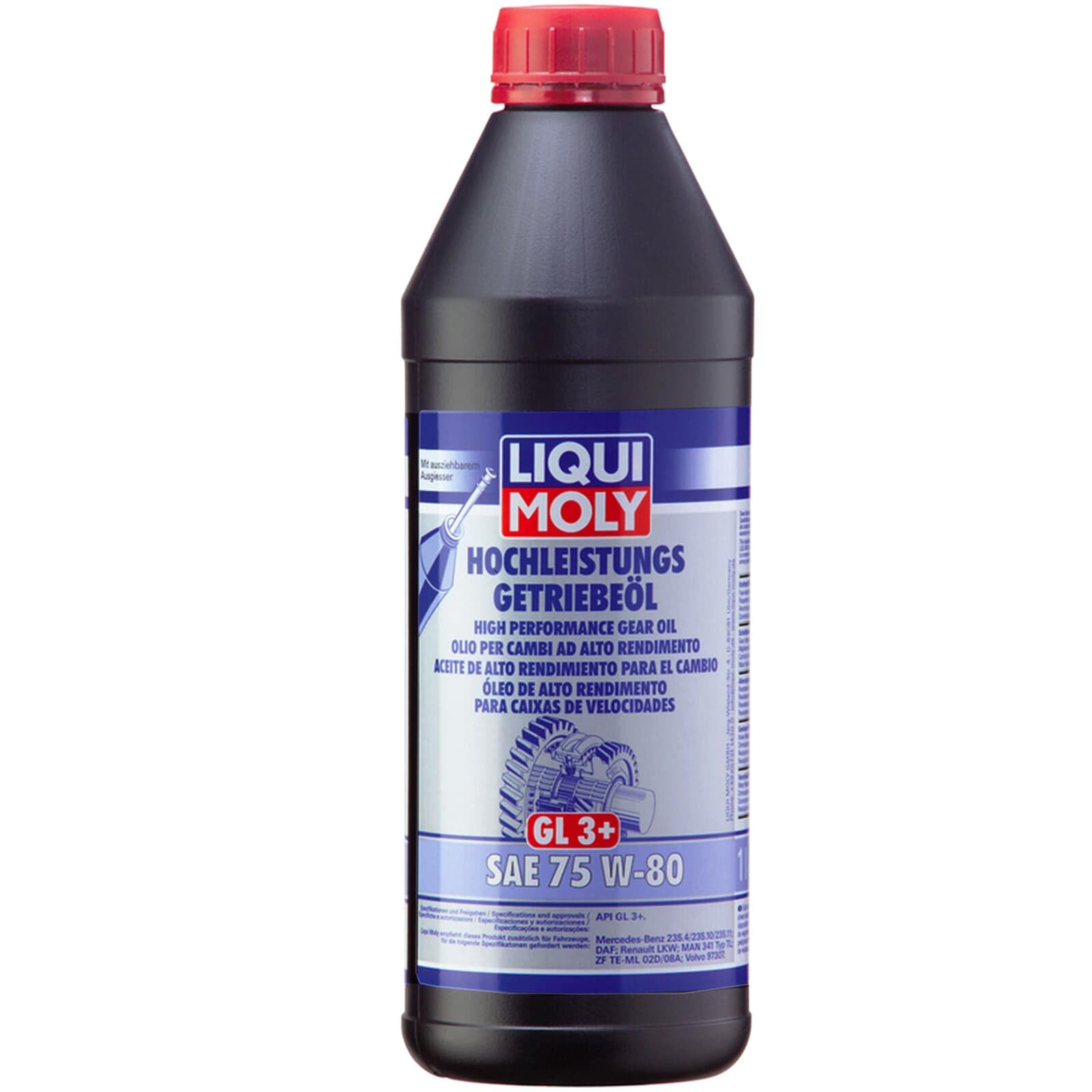 Liqui Moly 6x 4427 Getriebeöl (6 L) | 4427 SAE 75W-80,