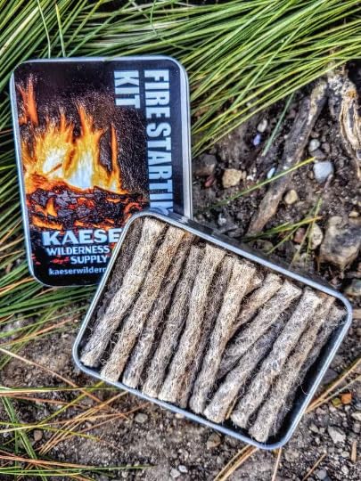 PBLFire Starter Hemp Rope 100% Natural 35 Pieces Camping Emergency Survival Bushcraft