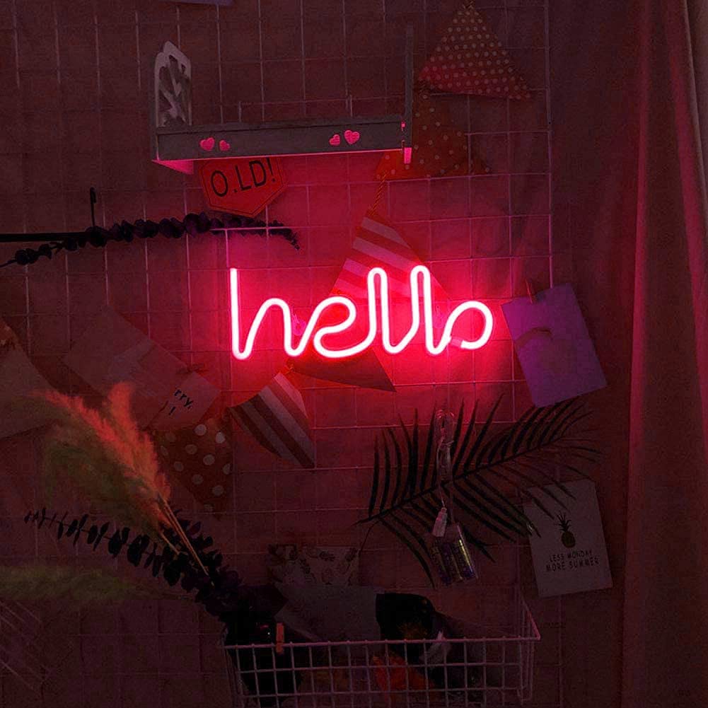 Luckxing Insegna Al Neon A Forma Di Fiamma – Luce LED Rossa E Bianco Caldo, Alimentazione USB O Batterie, Decorazione Da Parete Per Camera Da Letto E Ristorante - 2
