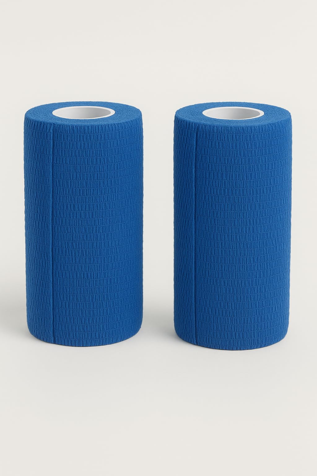 Self-Adhesive Cohesive Bandage Wrap – 15cm x 4.5m – Breathable, Non-Woven First Aid Tape for Humans & Pets (Dogs, Cats, Birds) – Sports, Wrist Support, Swelling (Pack Of 2, Blue)