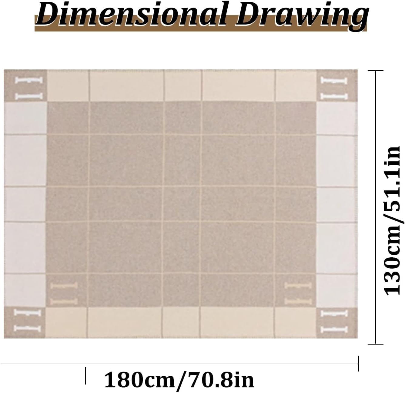 h Blanket 2026 Upgrade Thick Knitted Throw Blanket for Couch Soft Throw Blanket Faux Fleece Cashmere Plaid Warm Shawl for Girls, Christmas Birthday Gifts for Women Men Teen (Brown)