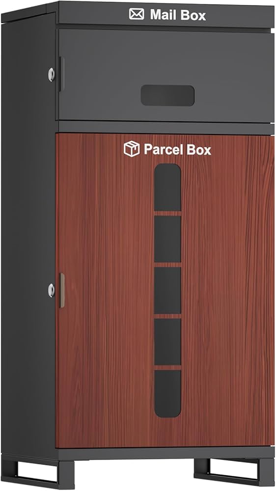 複数投函可能/ポスト一体型 宅配ボックス 宅配BOX 屋外 防水 大容量 複数投函可能 宅配ボックス 一戸建て用 ポスト 一体型 大型 おしゃれ