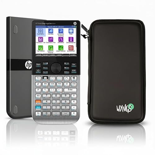 Calculadora Gráfica Científica HP Prime + Funda Protectora WYNGS Negra