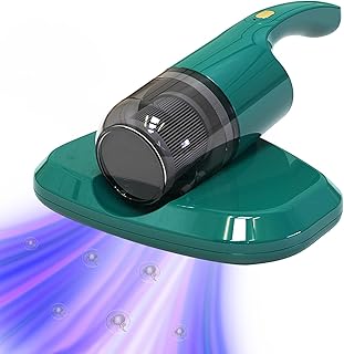 Mattress Vacuum Cleaner,UV Vacuum Cleaner,Handheld Bed Vacuum Cleaner with HEPA Filtration,Mattress Vacuum Cleaner with Dust Mite Sensor,Effectively Clean Up Bed,Pillows,Cloth Sofas,Pet Hair Cleaning