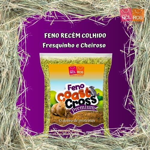 Feno Ideal Para Coelhos Porquinhos da Índia Tipo A