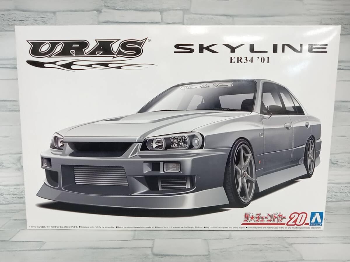 Amazon | 未組立 プラモデル アオシマ 1/24 ニッサン URAS ER34 