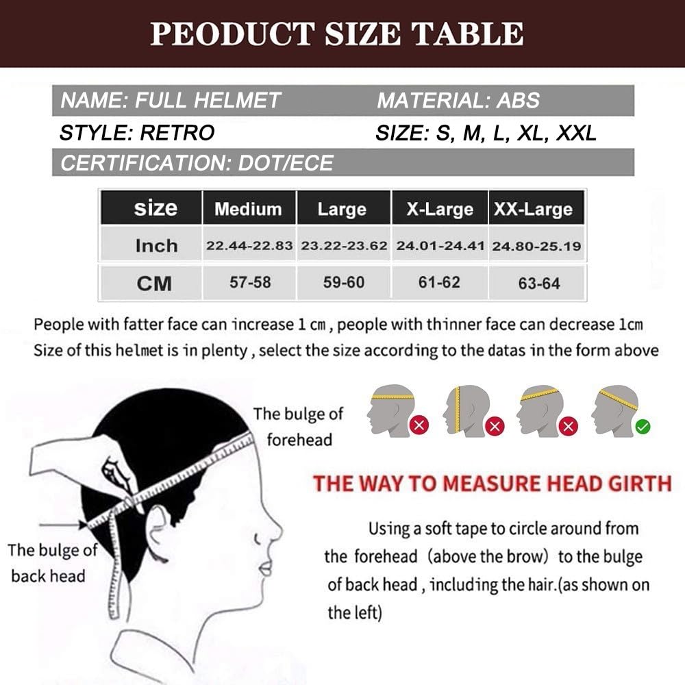 Retro Halbschalenhelm mit ECE-Zulassung,Vintage Motorradhelm Baseball Cap mit Versenkbare Sonnenblende und Schnellverschluss,Cruiser Chopper Scooter Jethelm Herren Damen Helm M-XXL