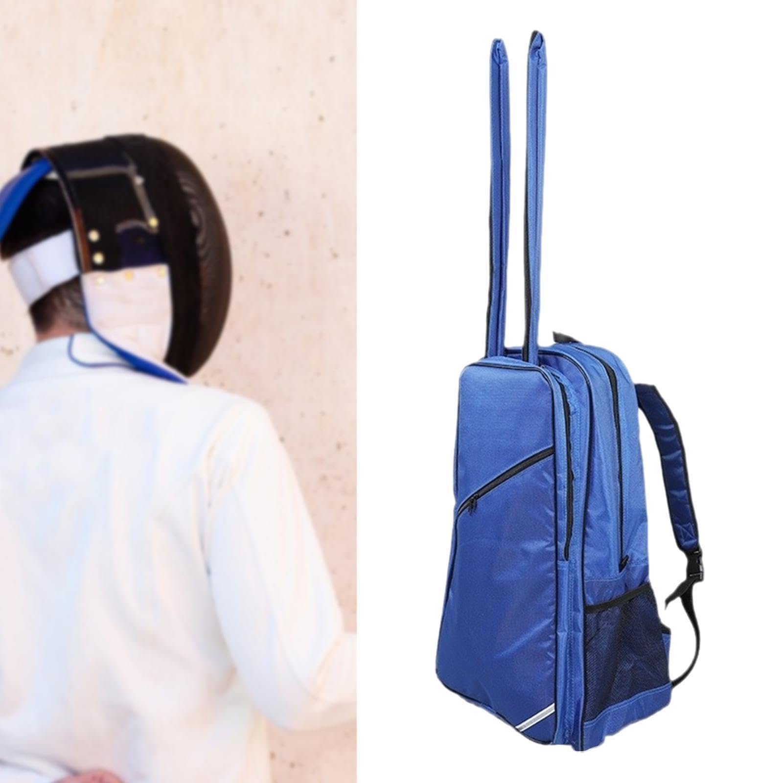 kowaku Bolsa de esgrima Mochila de esgrima con Correa de Hombro Ajustable Práctica Bolsa de Mano para Llevar