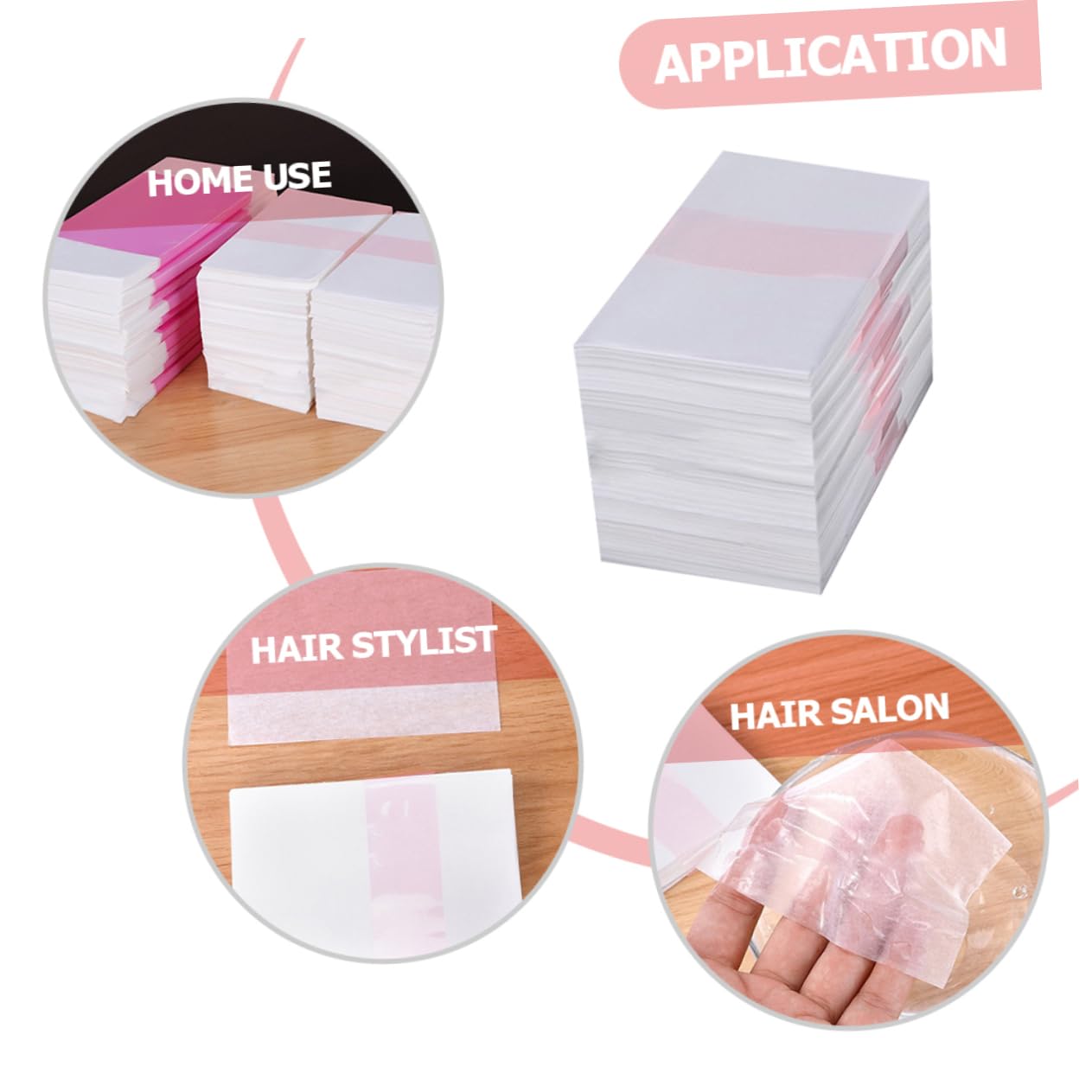 Gogogmee Hair Perming Tool 1400 Sheets Hairdressing Paper End Papers for Hair Perm Dye Supplies Barber Accessories