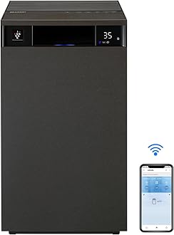 Sharp Air Purifier For Home Fx-S120M-H|Wi-Fi Connectivity,Remote Operation Capability,Pm 2.5 Display|Real Time Indicator For Air Quality,Temperature,Humidity. (930 sq ft)