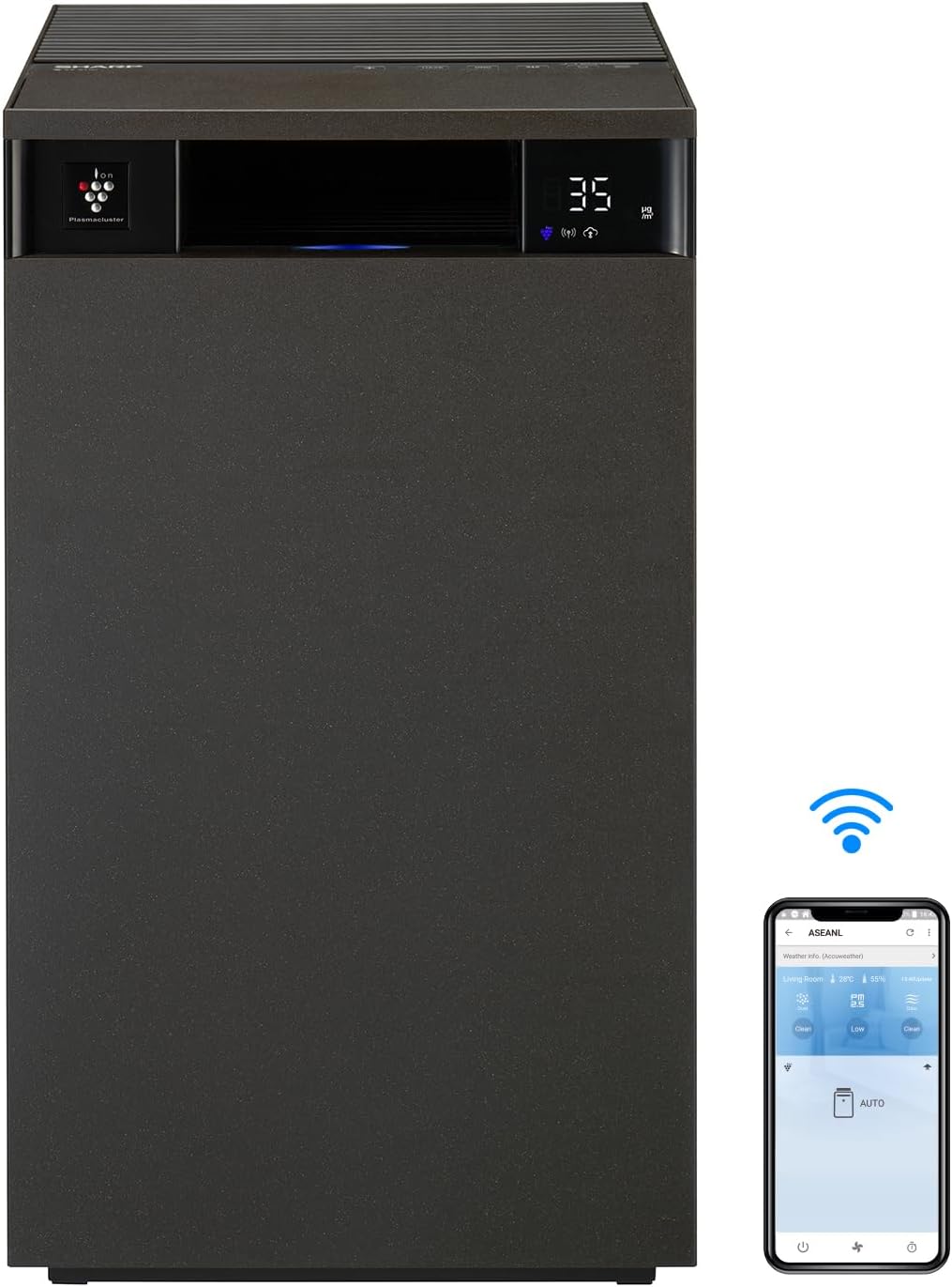 Air Purifier For Home Fx-S120M-H|Wi-Fi Connectivity,Remote Operation Capability,Pm 2.5 Display|Real Time Indicator For Air Quality,Temperature,Humidity. (930 sq ft)