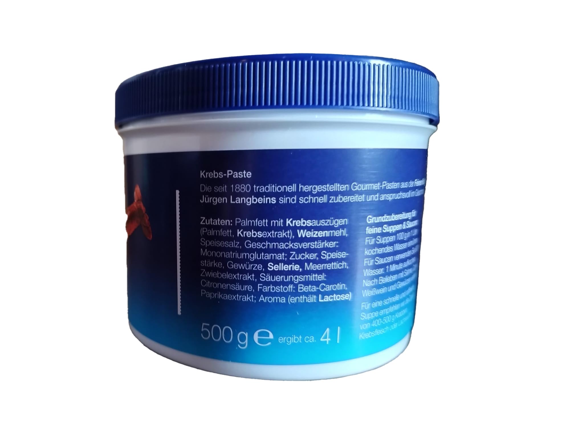minafood box - Jürgen Langbein Hummer Paste & Krebs Paste je 500g