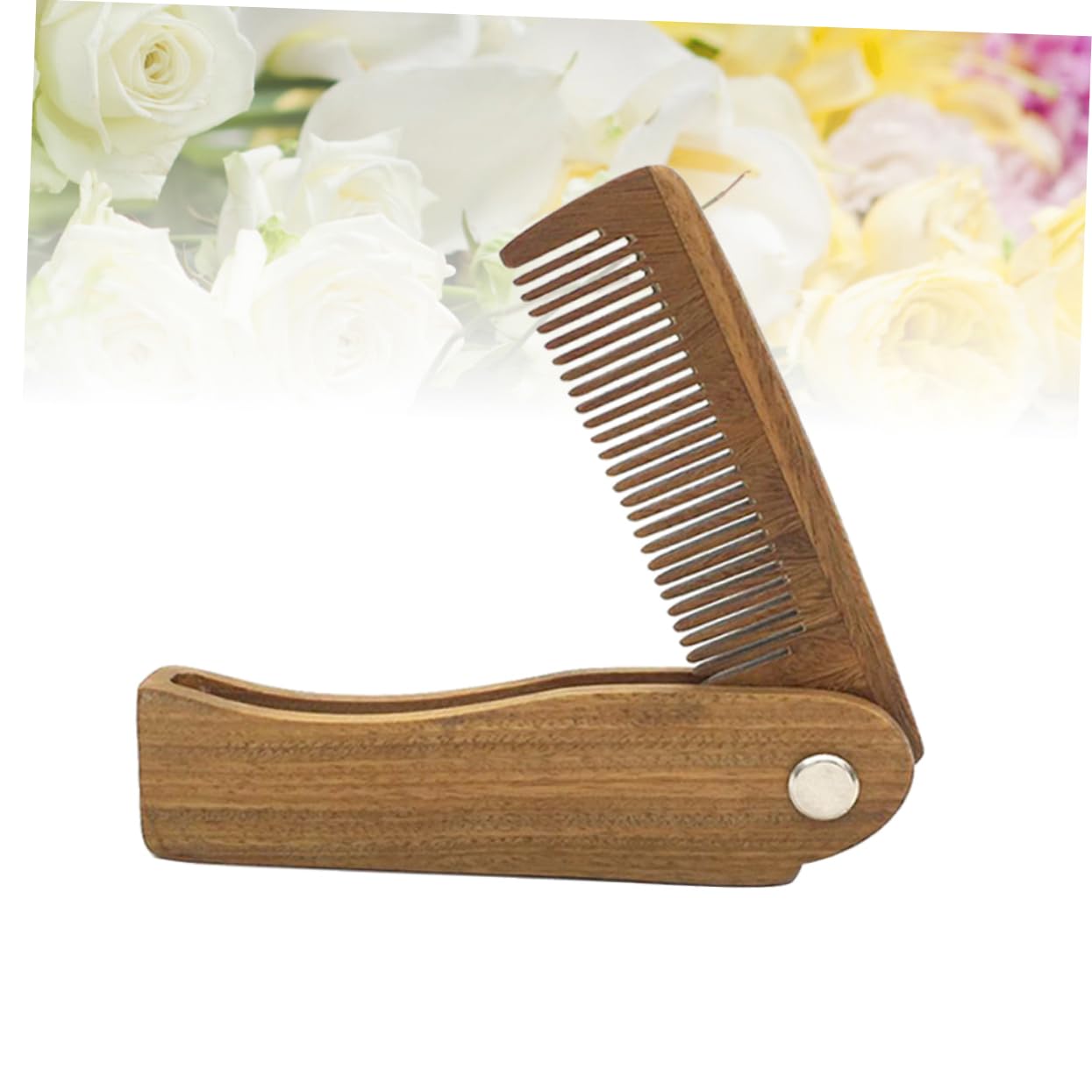 Didiseaon 3 Pezzi Pettine Per Piccolo Pettine Per Barba in Legno Naturale Spazzola Per Da Viaggio Strumento Per Lo Styling Portatile Delicato Sul Cuoio Capelluto Per Anni