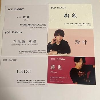 歌舞伎町、その他ホスト名刺セット【A】 71erwd8sdBL._AC_UF350,