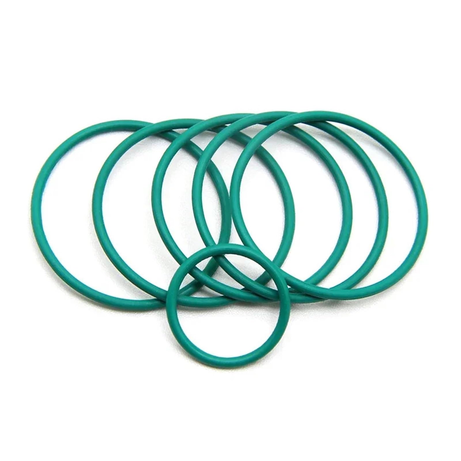 10/50 unidades de juntas tóricas CS verdes 1 mm, diámetro exterior 4/5/6/7 a 32, arandelas sellado caucho fluorado, resistentes al calor, aceites, ácidos y álcalis(50 Pieces,OD 28mm ID 26mm)