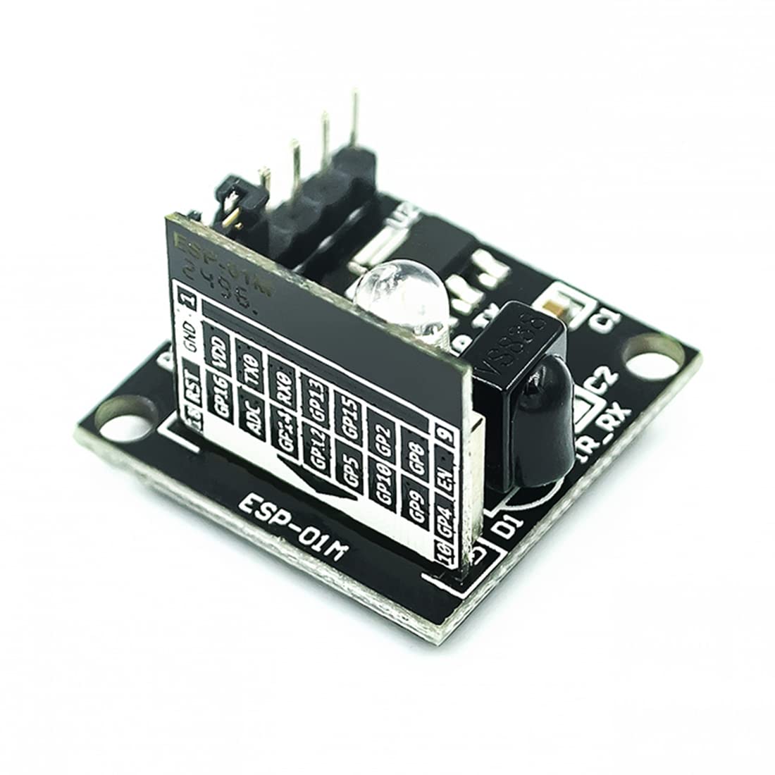 Hailege 2pcs ESP8285 ESP-01M Capteur émetteur-récepteur Infrarouge numérique IR Module récepteur émetteur Infrarouge WiFi Commutateur de télécommande