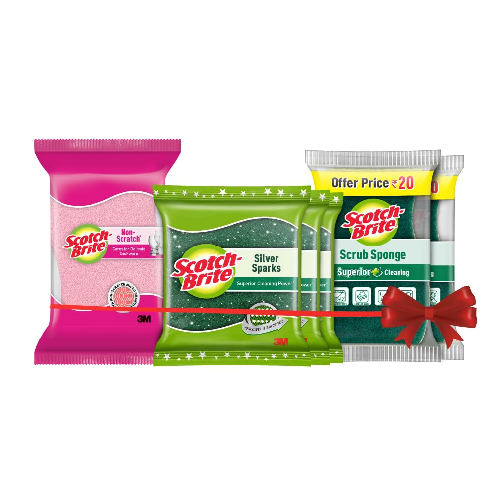 See full amazon price history chart for Scotch-Brite Combo | Silver Sparks 3N + Scrub Sponge 2N + Non Scratch Sponge | Scotch-Brite Combo | Silver Sparks 3N + Scrub Sponge 2N + Non Scratch Sponge | (B0B93FVL7Z) Amazon Price History, Amazon Price Tracker