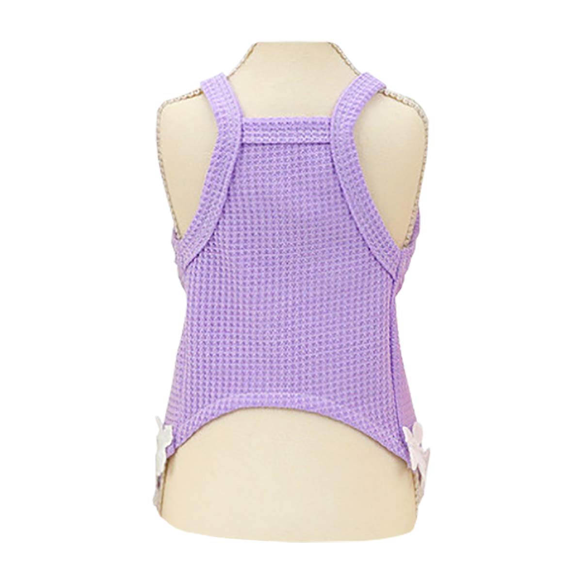 Dog Dress Puppy Skirt Dog Clothes Princess Dresses Tutu Chick Braces Skirt Wedding Cotton Suspender Skirt for Small Dog Girl Female Cat (Purple, S)