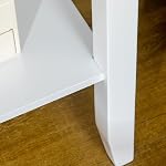 HOMCOM Side Table Set of 2, End Tables with Drawer and Bottom Shelf, 2-Tier Nightstand for Bedroom, Living Room, White