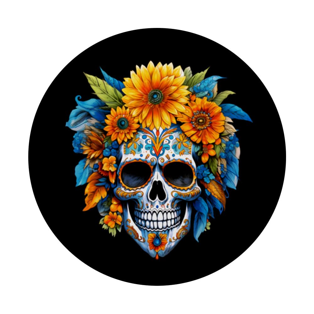 Giorno Dei Morti Dia De Los Muertos Da De Muertos Colorato Disegno Di Sfondo Con Teschio Messicano 75079089