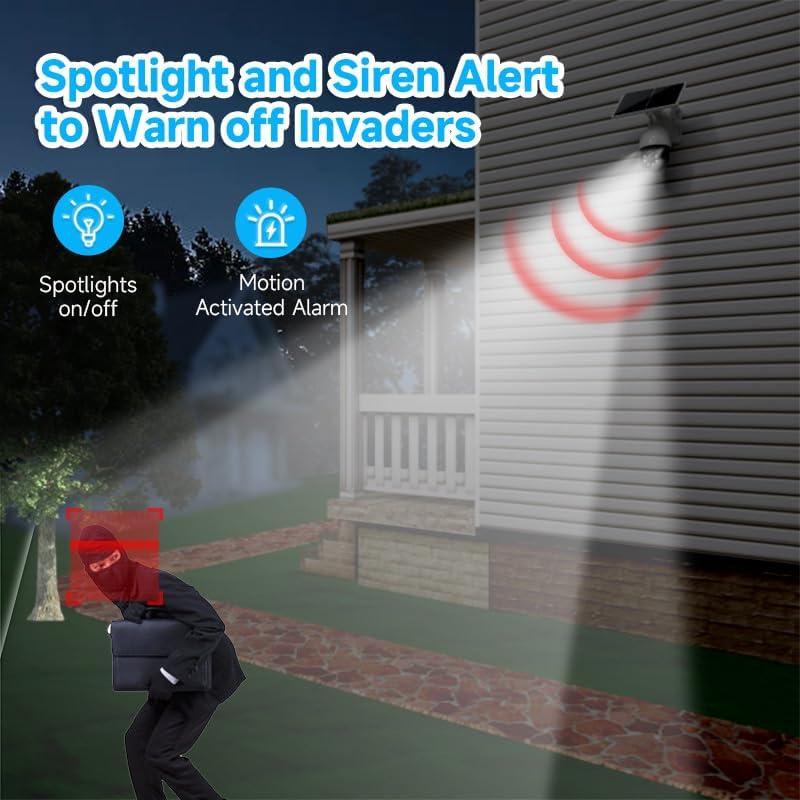 Spotlight and Siren Alert feature in action