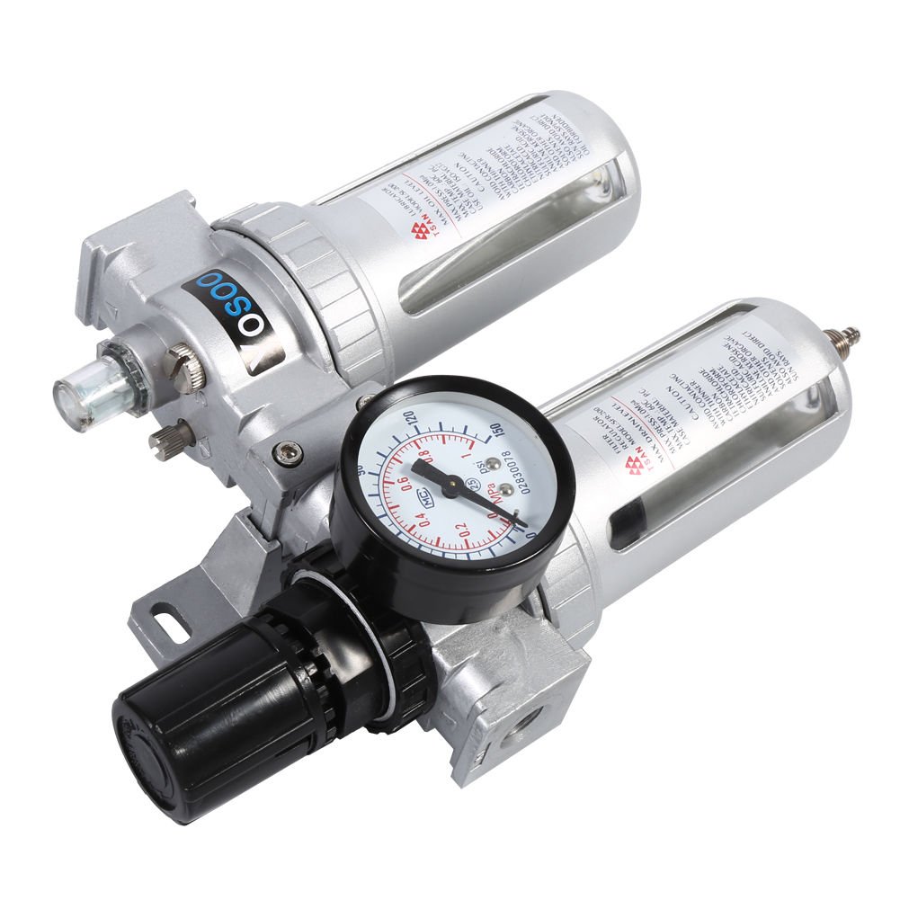 Filtro Separatore Acqua E Aria Per Compressore - Regolatore Di Pressione 1/4 Di Pollice - Foto 7