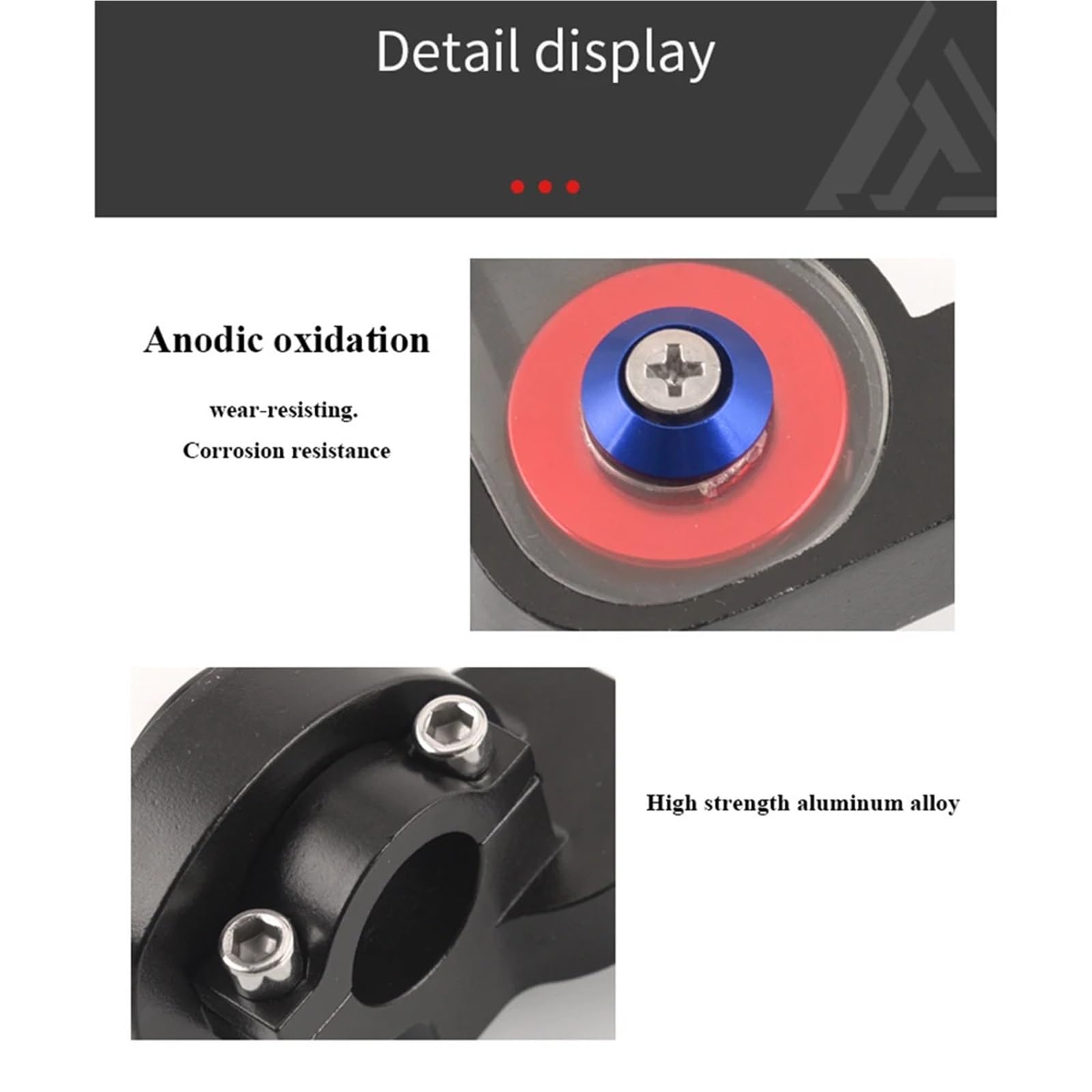 Puños de Acelerador Gas Giro rápido para Motocicleta 7/8" y 22 mm, Aptos para Honda, Yamaha, Kawasaki Suzuki Mangos de Goma Puños Motocicleta
