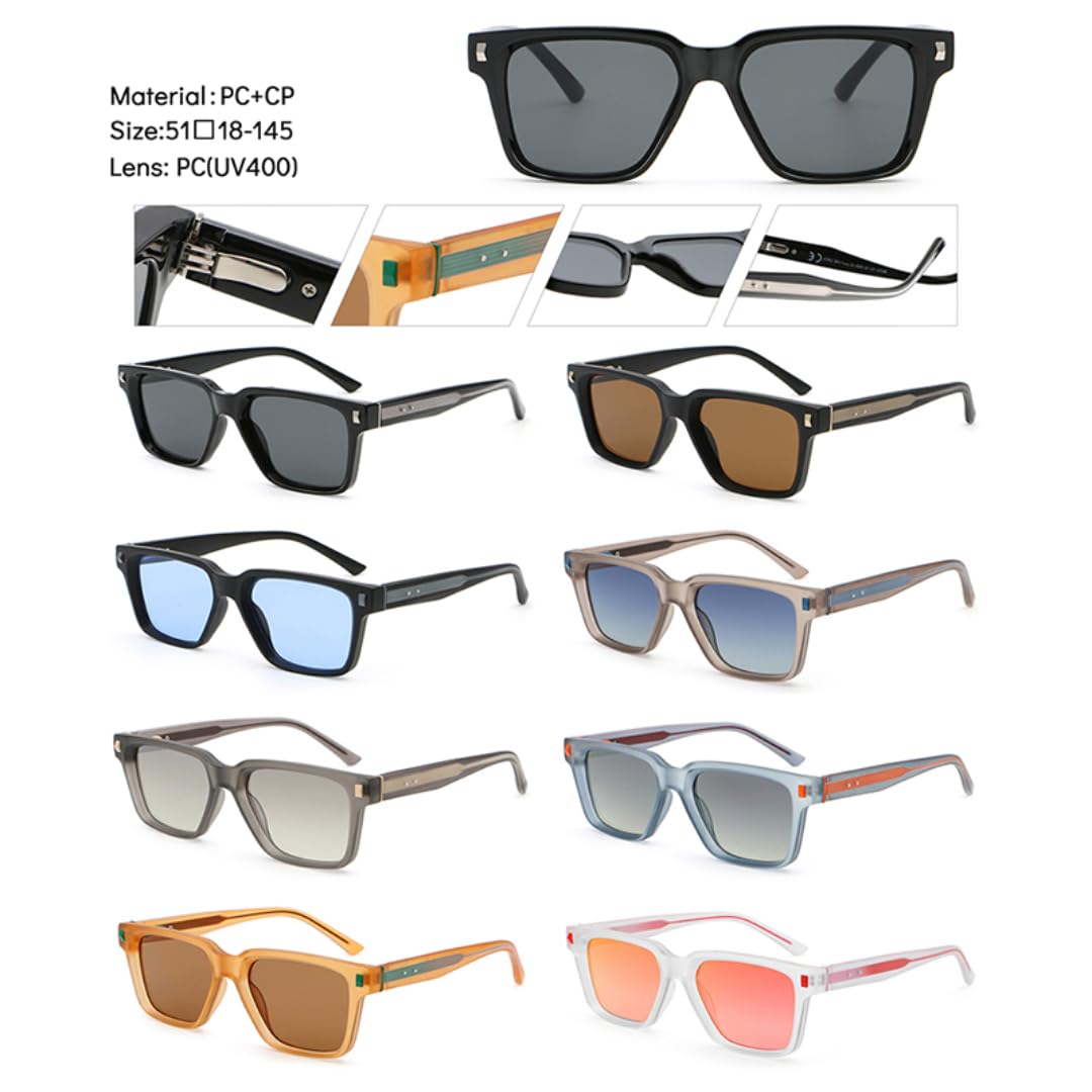 Montura de gafas de sol de moda UV400 para hombre.
