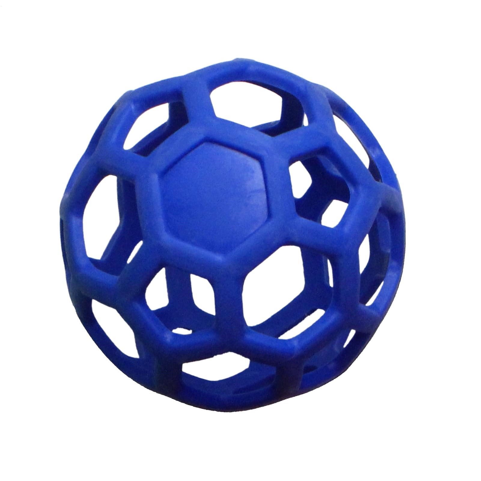 qixeuoa Dog Toy Ball, Hollow Ball for Dogs, Interactive Rubber Ball with High Bounce for Teething, Fetch, Outdoor Training & Indoor Entertainment