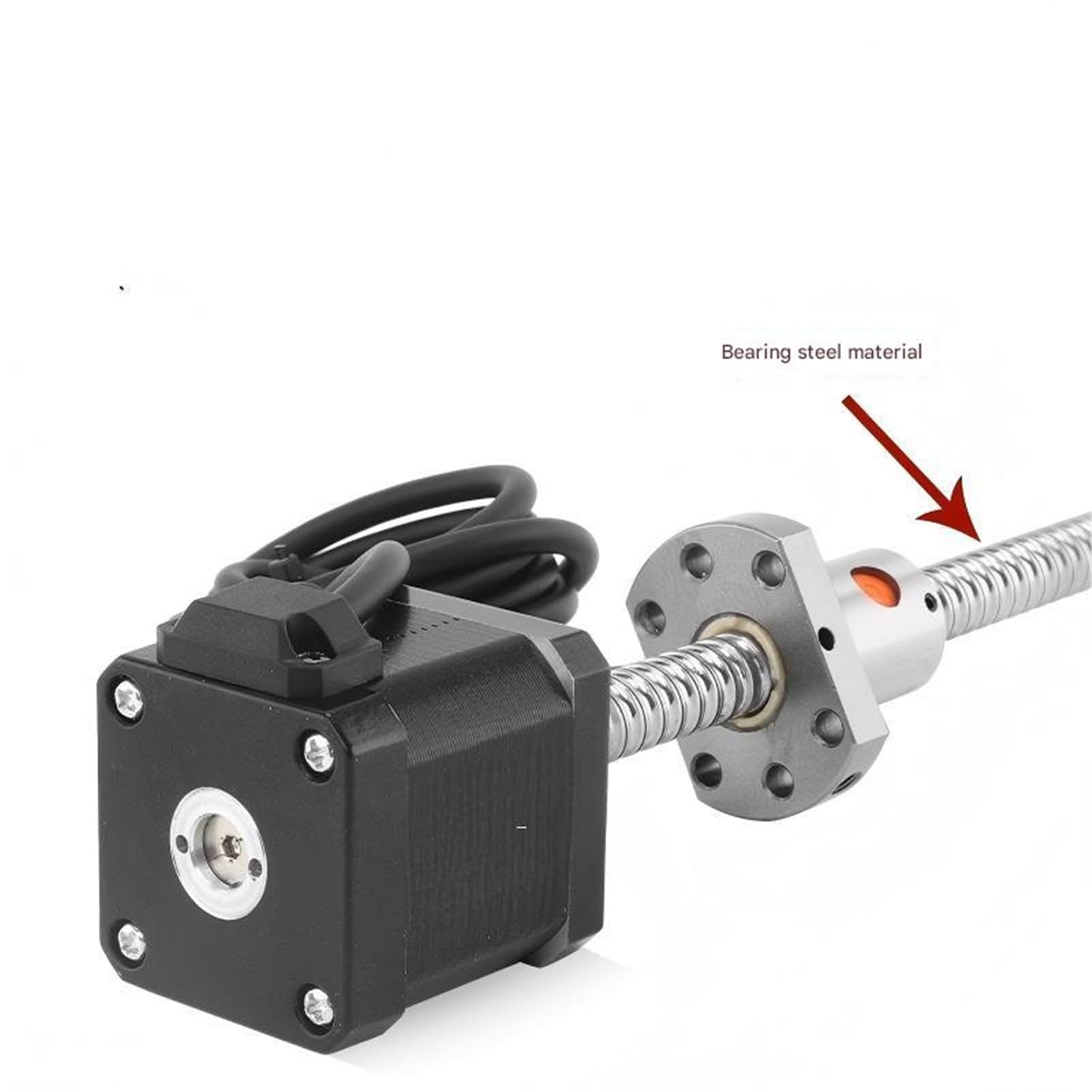 42 tornillo de bola Motor paso a NEMA17 48MM 1204 longitud 100mm lineal motor