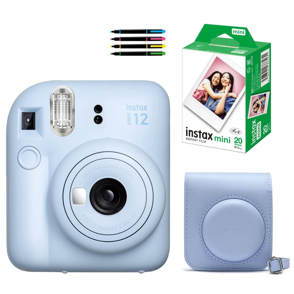Amazon | インスタントカメラ チェキ instax mini 12 (4点セット