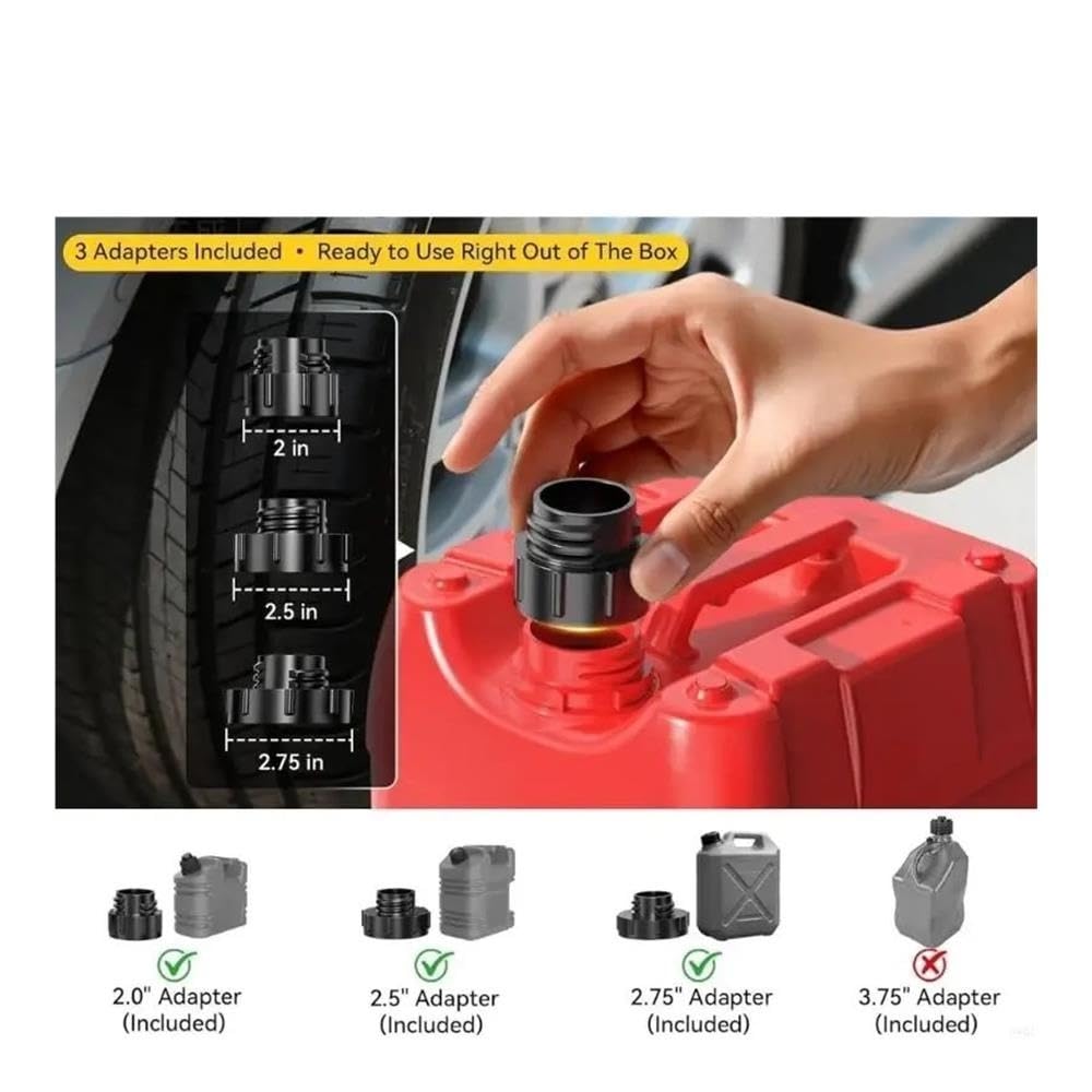 Bomba de Transferencia de líquido inalámbrica con Apagado automático, Bomba eléctrica a Prueba de Fugas de 3,2 GPM for batería de 18 V y 20 V