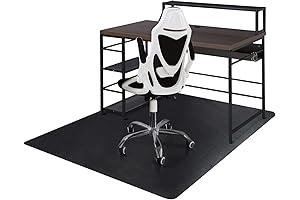 Premium Black Office Chair Mat: Protect Your Hard Floors