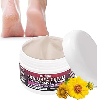 Creme Hidratante Pés Rachados | Bálsamo Hidratante para Pés e Saltos para Mulheres, Homens,Loção caseira para cuidados com os pés para pele seca, rachada e picada Uwariloy