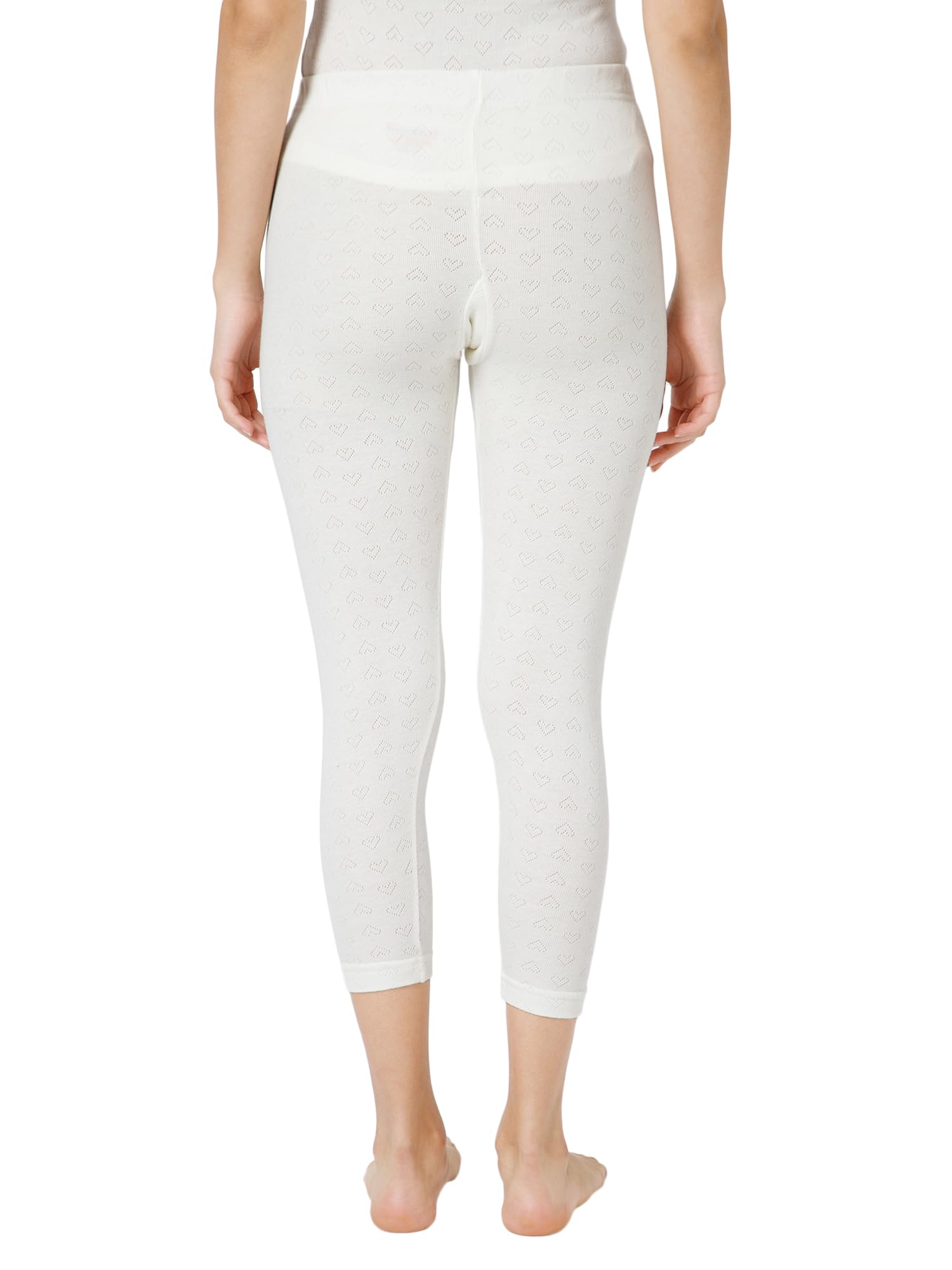 BODYCARE Off White Solid Women Thermal Lower - Image 2 thumbnail