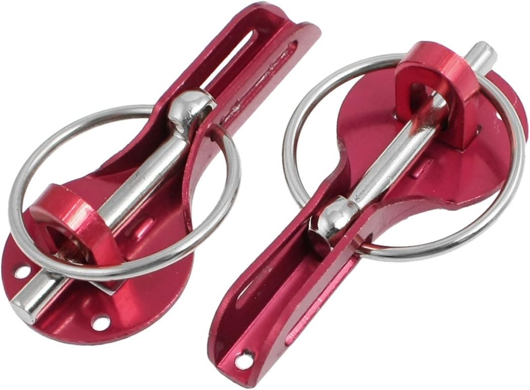 Uxcell a12091300ux0448 Self Adhesive Alloy Racing Hood Pin